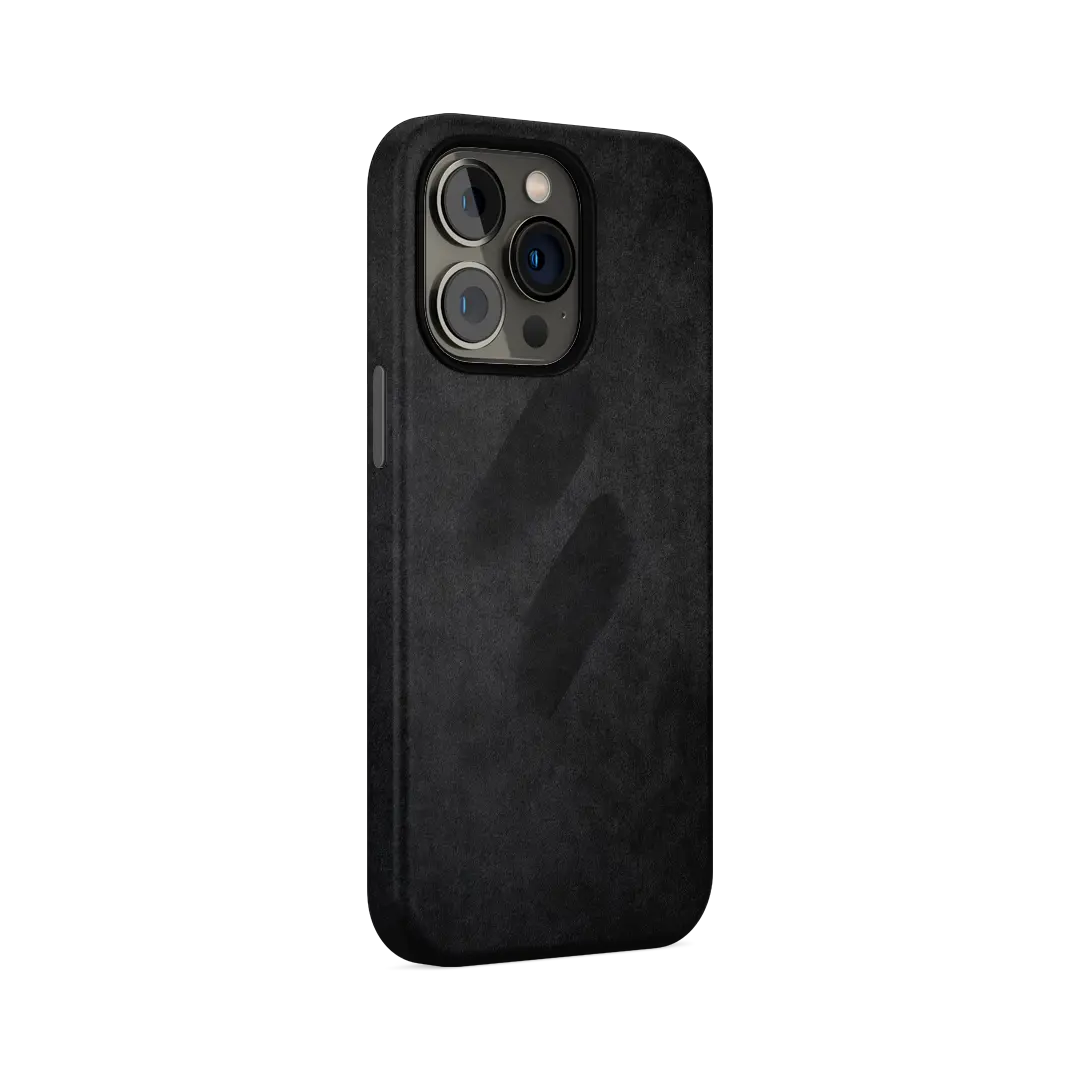 COVER IPHONE IN MICROFIBRA MAGSAFE - BLACK - Image 2