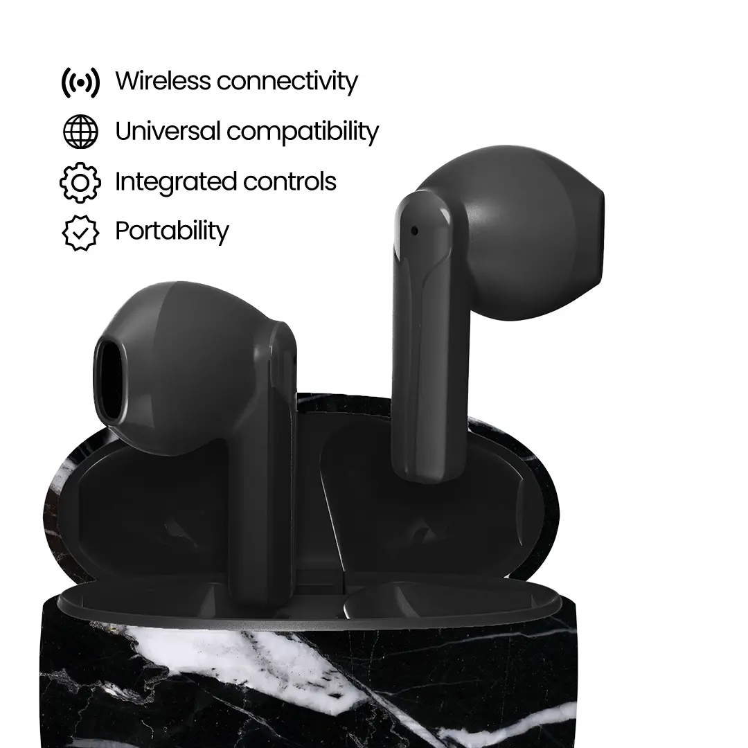 CUFFIE BLUETOOTH -BLACK MARBLE - Image 3