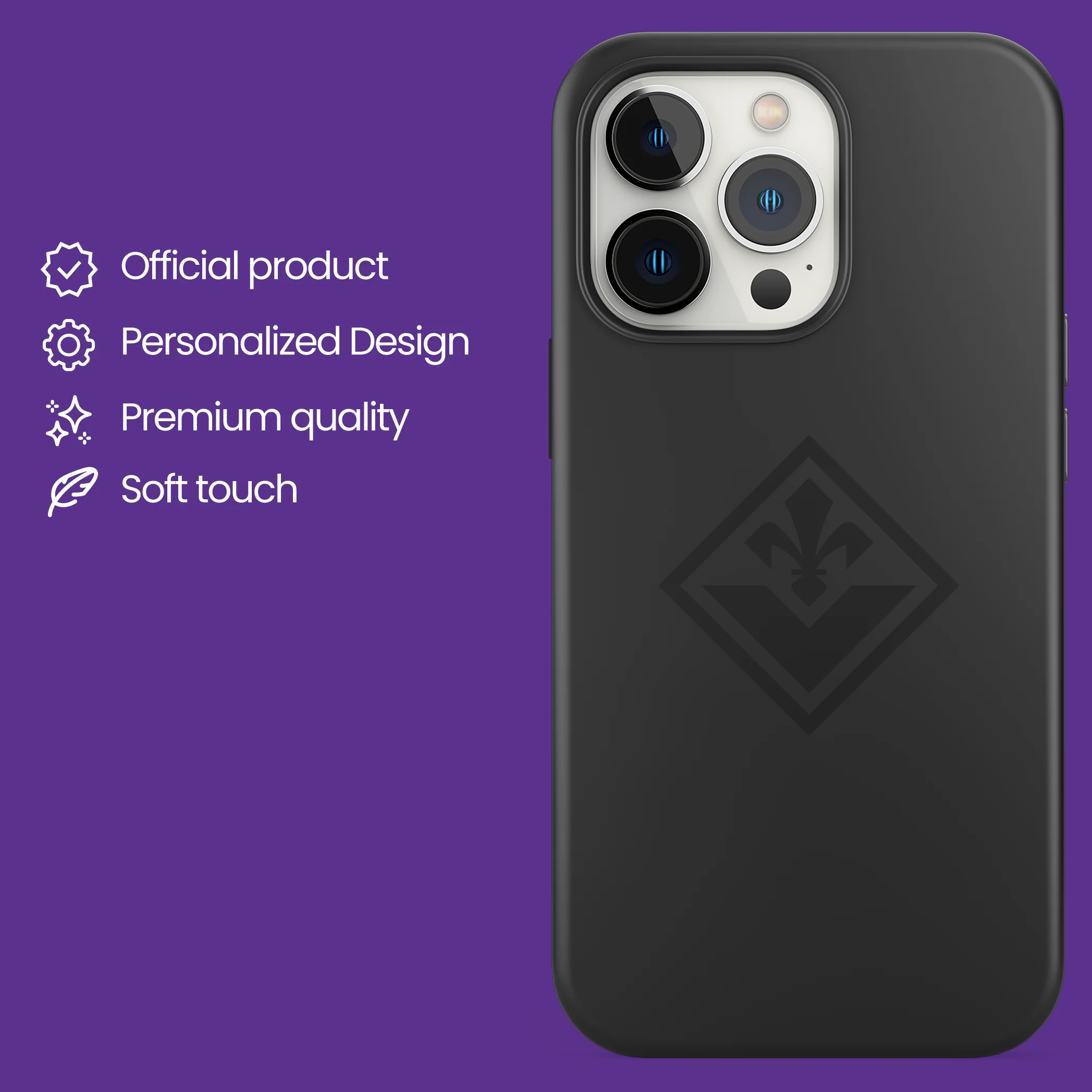FIORENTINA - COVER LOGO BLACK - Image 3