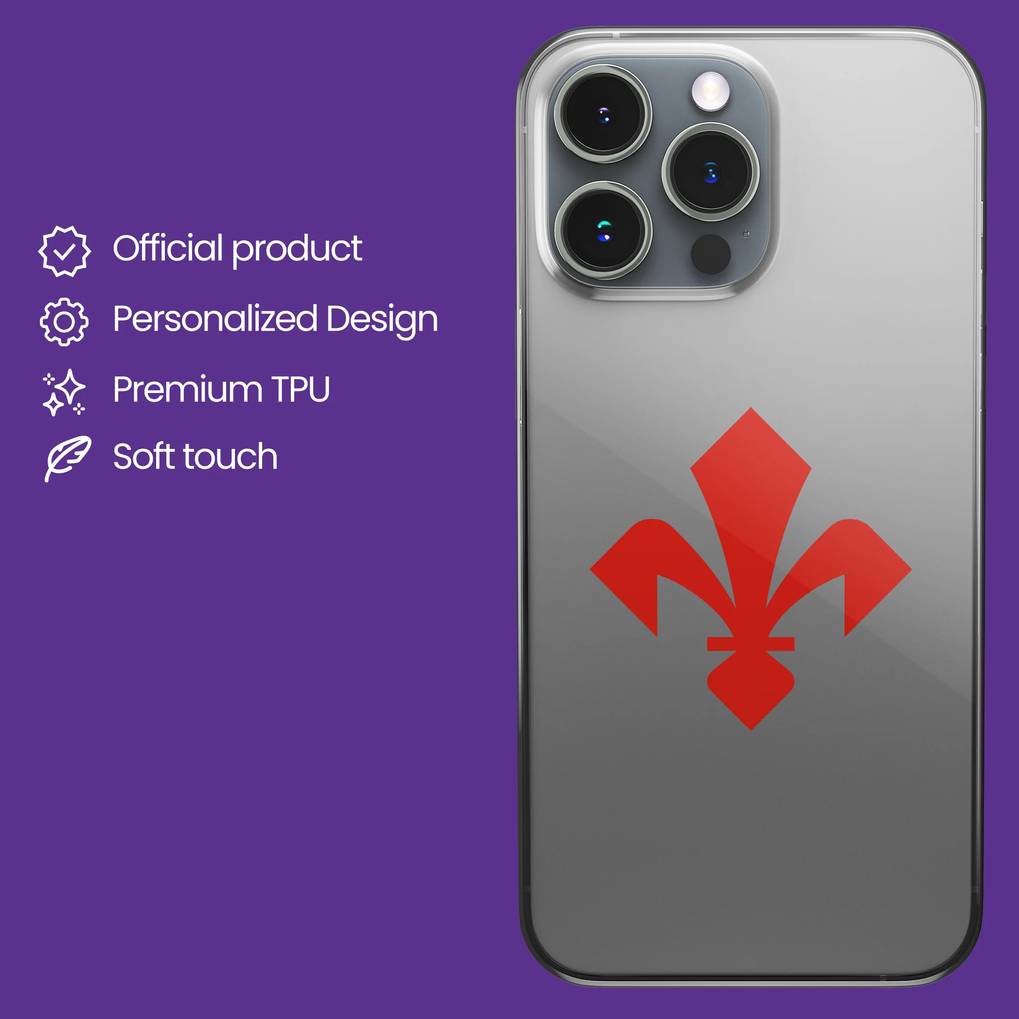 FIORENTINA - COVER LOGO GIGLIO RED - Image 7