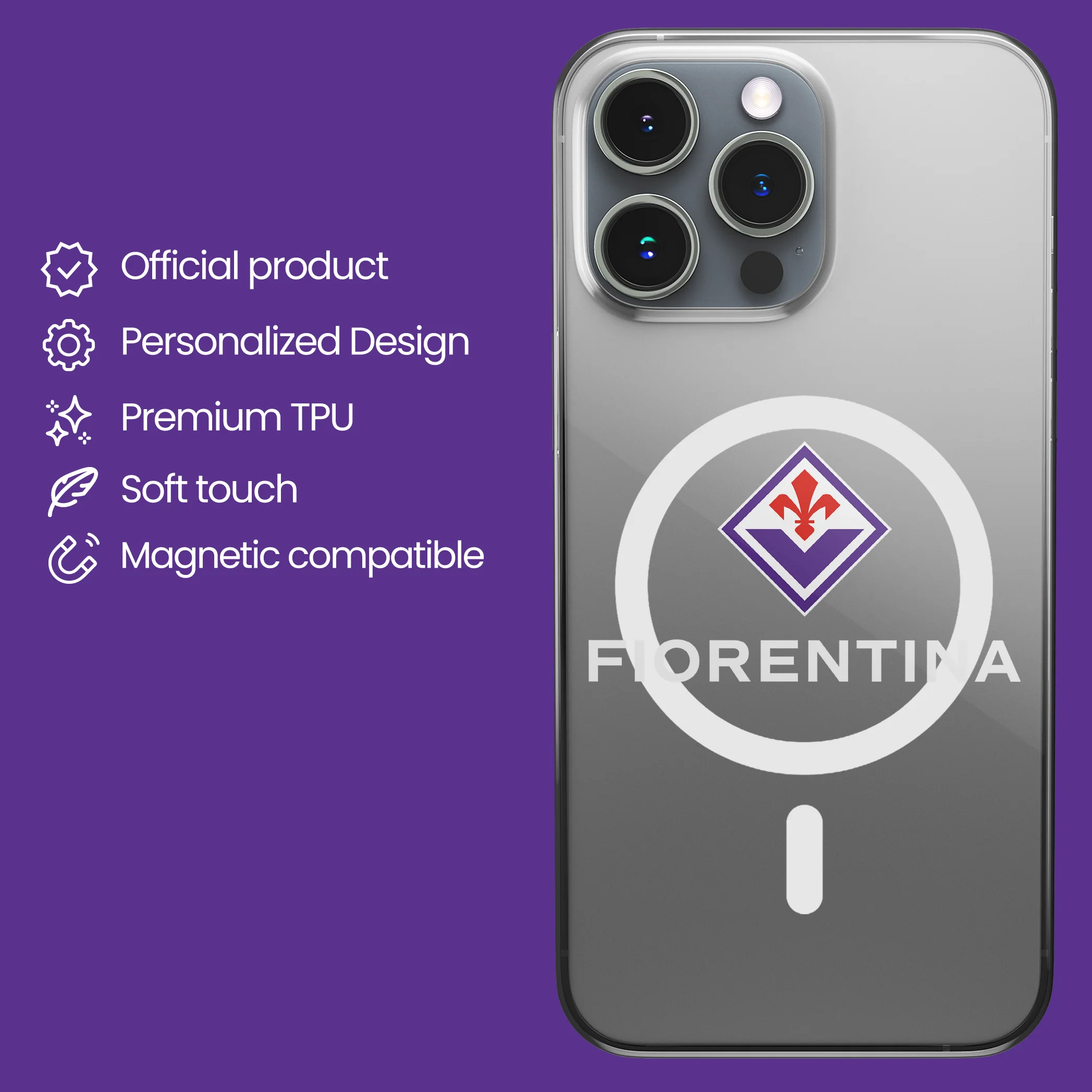 FIORENTINA - COVER LOGO SCRITTA - Image 15