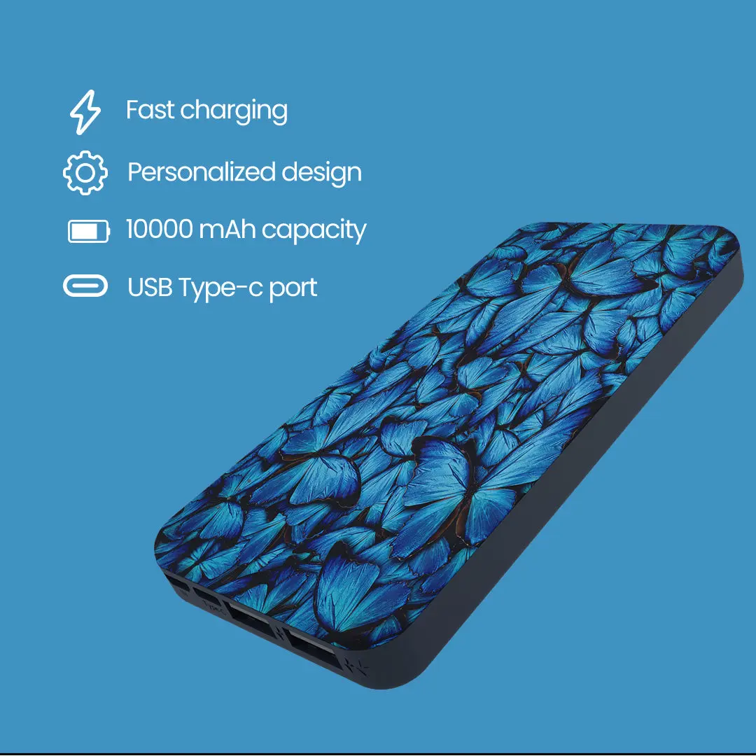 POWERBANK MAGSAFE 10000 mah- FARFALLE BLU - Image 4