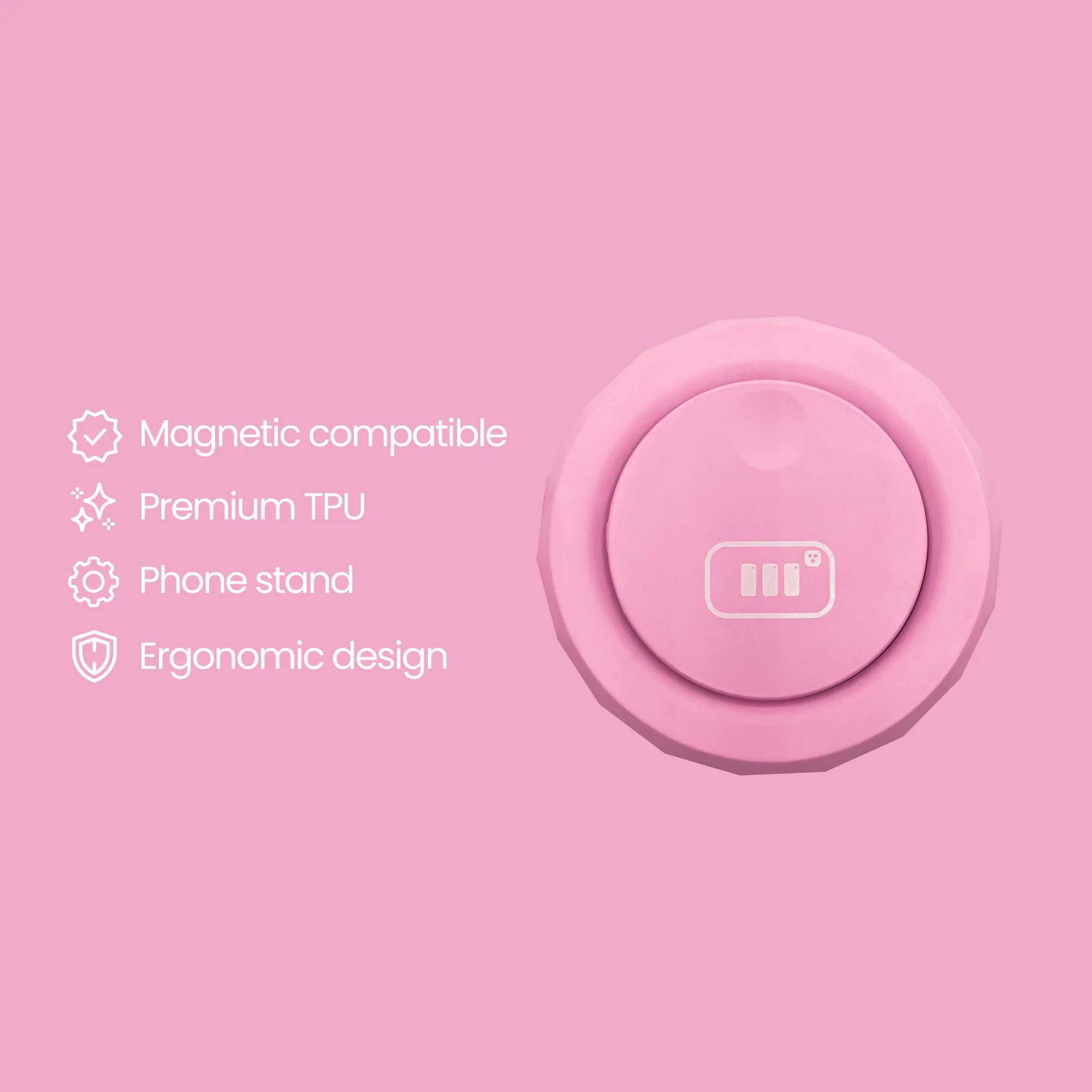 SUPPORTO TPU MAGNETIC - PINK - Image 3