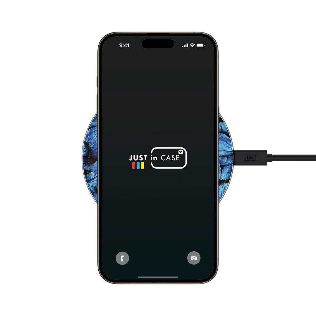 WIRELESS CHARGER - FARFALLE BLU - Image 3